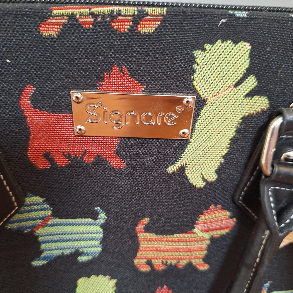 Signare Black and Multicolor Women's Bag - Picture 2 of 5